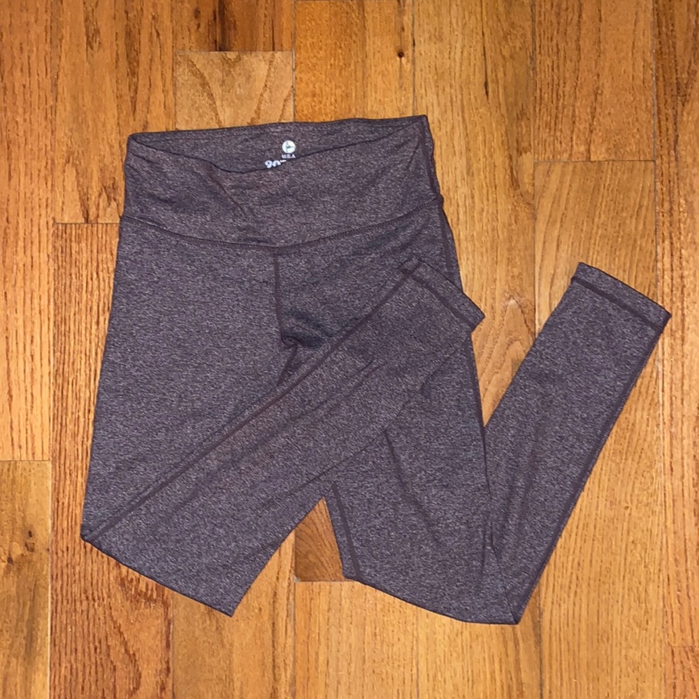 90 degree by Reflex Leggings size XS heathered maroon